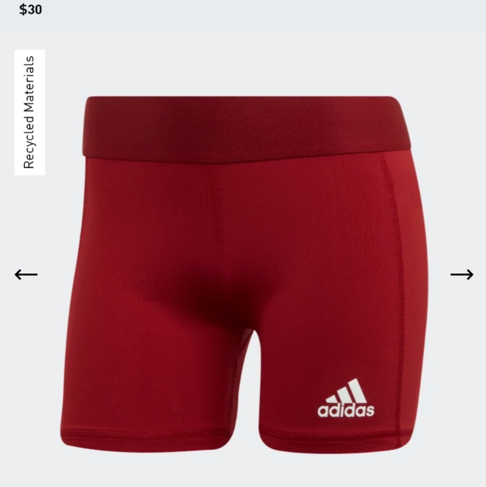 adidas volleyball shorts XL bundle of 4. all new